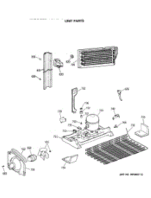 06 - Unit Parts parts for Ge Refrigerator TBX21SASMRAD from AppliancePartsPros.com