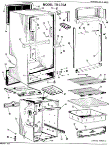 02 - Section2 parts for Ge Refrigerator TB12SAB from AppliancePartsPros.com
