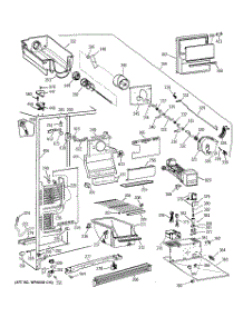 02 - Freezer Section parts for Ge Refrigerator MSK22GRXDAD from AppliancePartsPros.com