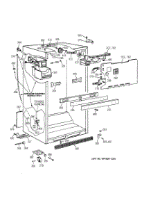 03 - Cabinet Parts parts for Ge Refrigerator TBX18CIZBRWW from AppliancePartsPros.com