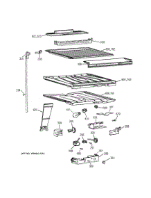 05 - Compartment Separator Parts parts for Ge Refrigerator TBX25PAYARWW from AppliancePartsPros.com