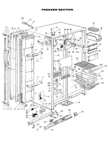 03 - Freezer Section parts for Ge Refrigerator TFF20DMC from AppliancePartsPros.com