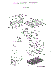 03 - Unit Parts parts for Ge Refrigerator TBX18TAZCRAD from AppliancePartsPros.com