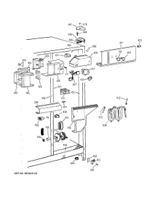 04 - Fresh Food Section parts for Ge Refrigerator TFK27PFZAWW from AppliancePartsPros.com