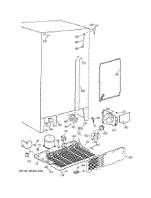 06 - Unit Parts parts for Ge Refrigerator TFK27PFZAWW from AppliancePartsPros.com