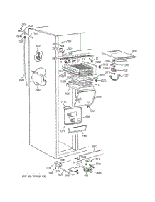 03 - Freezer Section parts for Ge Refrigerator ZISW48DYA from AppliancePartsPros.com