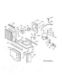 08 - Unit Parts parts for Ge Refrigerator ZISW48DYA from AppliancePartsPros.com