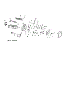 09 - Icemaker Wr30x0304 parts for Ge Refrigerator ZISW48DYA from AppliancePartsPros.com