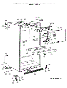 03 - Cabinet Parts parts for Ge Refrigerator TBX19MASMRAD from AppliancePartsPros.com