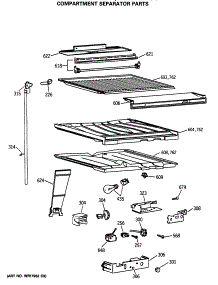 05 - Compartment Separator Parts parts for Ge Refrigerator TBX18MASGRAD from AppliancePartsPros.com