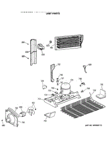 06 - Unit Parts parts for Ge Refrigerator TBX18MASGRAD from AppliancePartsPros.com