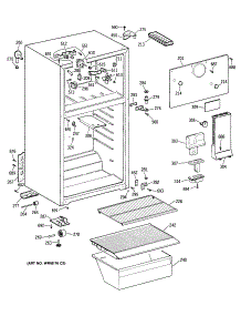 02 - Section2 parts for Ge Refrigerator TBX14AYTBRWH from AppliancePartsPros.com