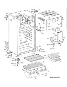 02 - Cabinet parts for Ge Refrigerator MTG16EYBDRWH from AppliancePartsPros.com