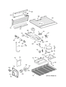 03 - Unit Parts parts for Ge Refrigerator MTG16EYBDRWH from AppliancePartsPros.com