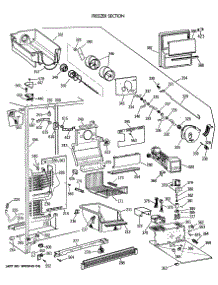 03 - Freezer Section parts for Ge Refrigerator TFG27PFVABB from AppliancePartsPros.com