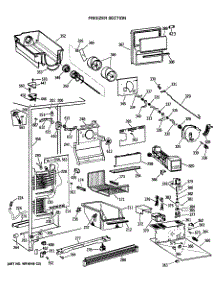 03 - Freezer Section parts for Ge Refrigerator TFG27PRTCWW from AppliancePartsPros.com