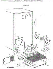 07 - Unit Parts parts for Ge Refrigerator TPX24PRYAAA from AppliancePartsPros.com