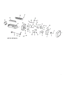 07 - Icemaker Wr30x0303 parts for Ge Refrigerator TFK25PRYEWW from AppliancePartsPros.com