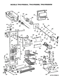 03 - Section3 parts for Ge Refrigerator TPH21PBSBWW from AppliancePartsPros.com