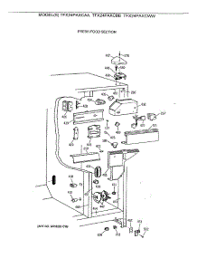 03 - Fresh Food Section parts for Ge Refrigerator TFX24PAXCWW from AppliancePartsPros.com