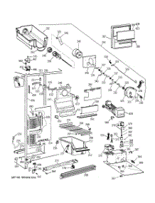 03 - Freezer Section parts for Ge Refrigerator TFK27ZFZAAA from AppliancePartsPros.com