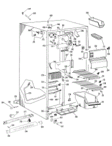 02 - Freezer Section parts for Ge Refrigerator TFF22ZCM from AppliancePartsPros.com