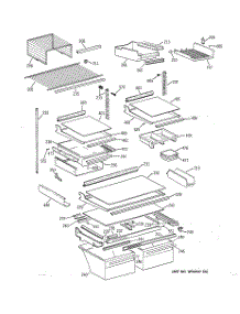 04 - Shelf Parts parts for Ge Refrigerator TBT22PATERAA from AppliancePartsPros.com