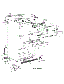 03 - Cabinet Parts parts for Ge Refrigerator TBT19PATERAA from AppliancePartsPros.com