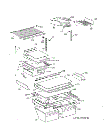04 - Shelf Parts parts for Ge Refrigerator TBT19PATERAA from AppliancePartsPros.com