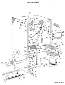 02 - Freezer Section parts for Ge Refrigerator TFX22ZJB from AppliancePartsPros.com
