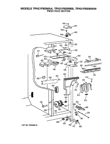 04 - Fresh Food Section parts for Ge Refrigerator TPH21PBSMAA from AppliancePartsPros.com