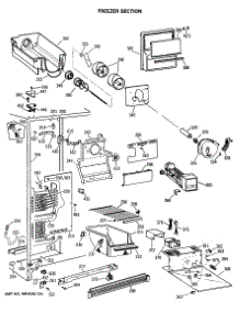 02 - Freezer Section parts for Ge Refrigerator MSX20GWSMWH from AppliancePartsPros.com
