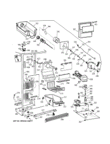 03 - Freezer Section parts for Ge Refrigerator TFK25PRBAAA from AppliancePartsPros.com
