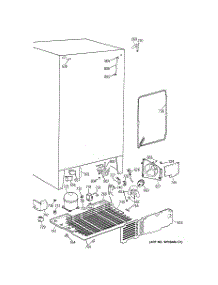 06 - Unit Parts parts for Ge Refrigerator TFK25PRBAAA from AppliancePartsPros.com