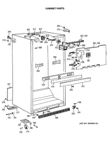 03 - Cabinet Parts parts for Ge Refrigerator MTH21GASNRAD from AppliancePartsPros.com