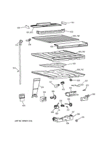 05 - Compartment Separator Parts parts for Ge Refrigerator TBT25PAXFRWW from AppliancePartsPros.com
