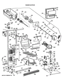 03 - Freezer Section parts for Ge Refrigerator TFZ24ZFXAWH from AppliancePartsPros.com