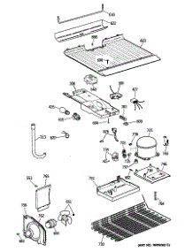 03 - Section3 parts for Ge Refrigerator TBX14SATDRAD from AppliancePartsPros.com