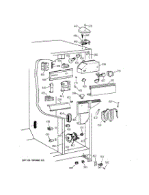 04 - Fresh Food Section parts for Ge Refrigerator TFJ25PRYAJWW from AppliancePartsPros.com