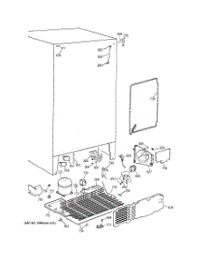 04 - Unit Parts parts for Ge Refrigerator TFG20JRXFWW from AppliancePartsPros.com