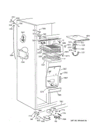 03 - Freezer Section parts for Ge Refrigerator ZIS48NYB from AppliancePartsPros.com