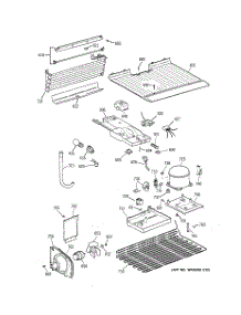 03 - Unit Parts parts for Ge Refrigerator TBT16DAZBRWH from AppliancePartsPros.com