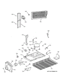 06 - Unit Parts parts for Ge Refrigerator TBX21JAZBRAA from AppliancePartsPros.com