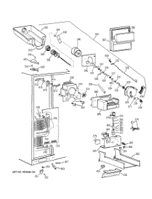 03 - Freezer Section parts for Ge Refrigerator TPX24SPZCBS from AppliancePartsPros.com