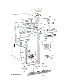 05 - Fresh Food Section parts for Ge Refrigerator TPX24SPZCBS from AppliancePartsPros.com