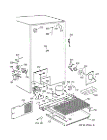 07 - Unit Parts parts for Ge Refrigerator TPX24SPZCBS from AppliancePartsPros.com