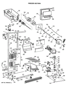02 - Freezer Section parts for Ge Refrigerator MRSC22BRSBAD from AppliancePartsPros.com