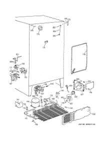 06 - Unit Parts parts for Ge Refrigerator TFX25VPBAWW from AppliancePartsPros.com