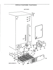06 - Unit Parts parts for Ge Refrigerator TFZ24PRXBWW from AppliancePartsPros.com