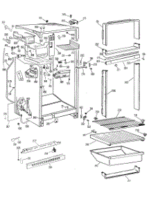 02 - Section2 parts for Ge Refrigerator TBF14AKCL from AppliancePartsPros.com